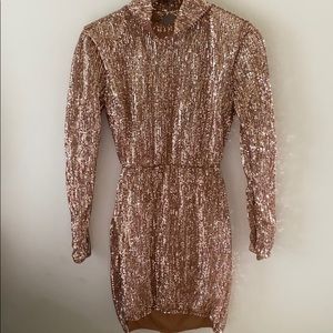 Sparkle sequin mini dress